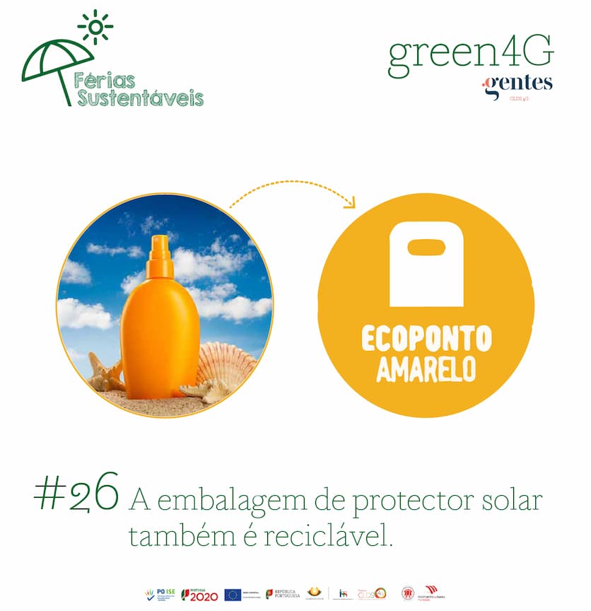 #26 A embalagem de protetor solar também é reciclável.
