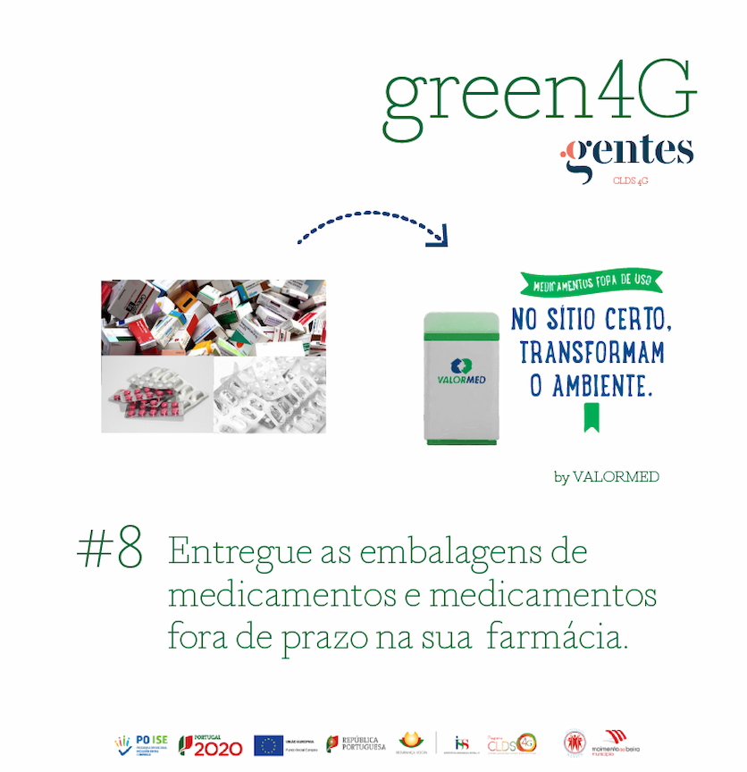 Read more about the article #8 Entregue as embalagens de medicamento e medicamentos fora de prazo na sua farmácia.